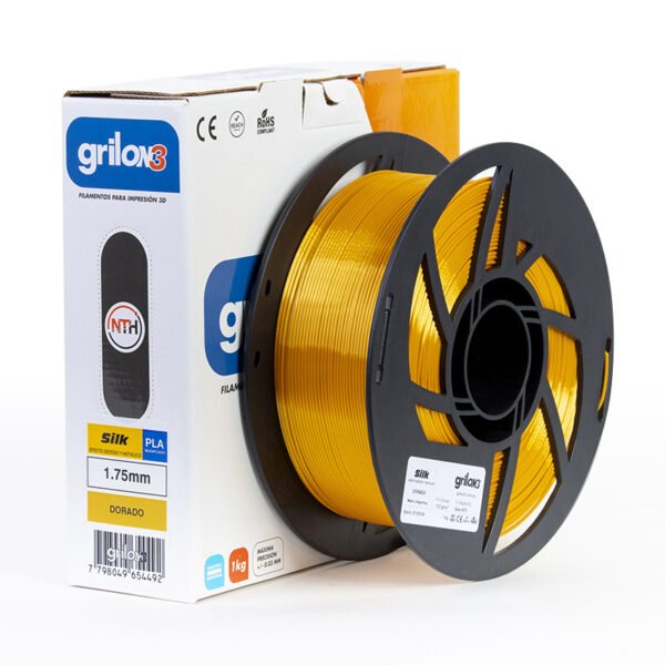 Grilon3 PLA+ — SILK Dorado — 1kg